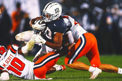 Nittany Lions RBs power No. 9 Penn State past No. 19 Illinois 21-7