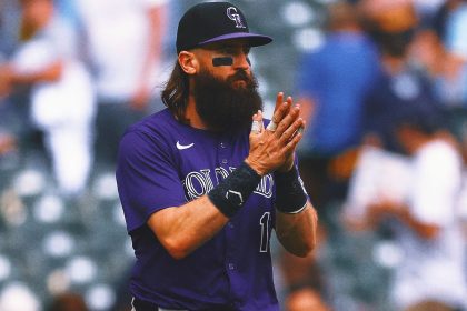 Outfielder Charlie Blackmon retiring after spending 14 seasons with Rockies