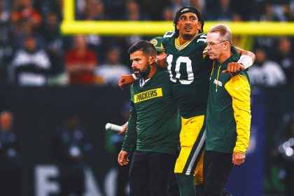 Packers QB Jordan Love (knee) will be game-time decision Sunday vs. Titans