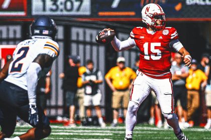 Prize recruit Dylan Raiola is sharp in his debut as Nebraska overpowers UTEP 40-7