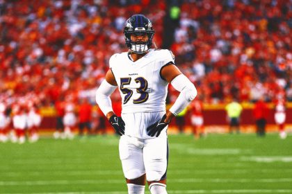 Ravens' Kyle Van Noy criticizes Chiefs medical staff for slowness in caring for eye injury