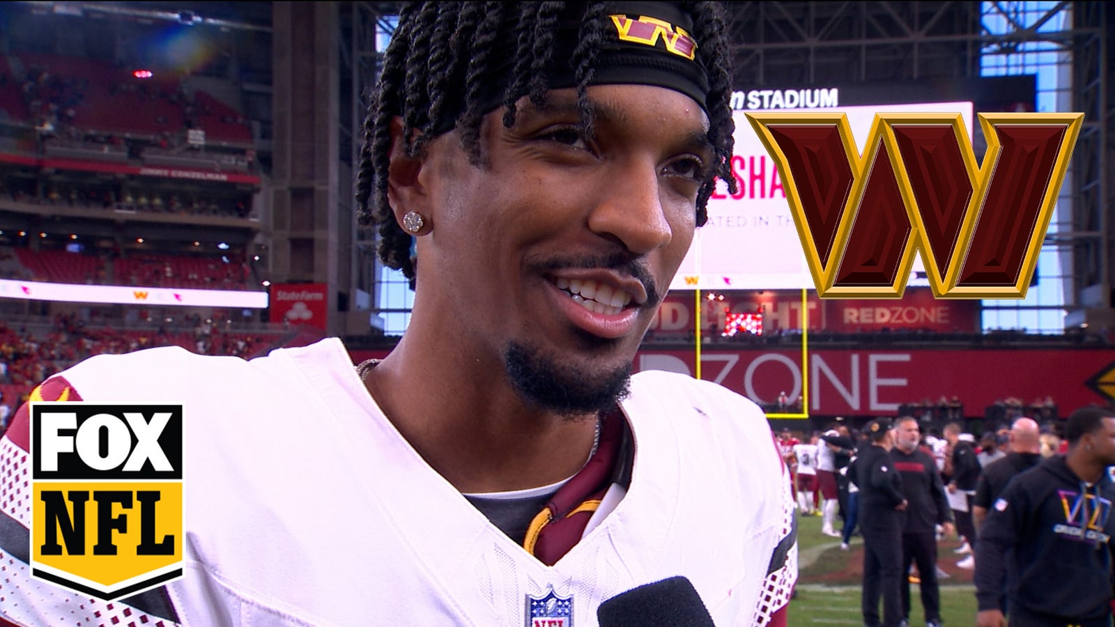 Jayden Daniels speaks on Commanders' dominant 42-14 win over Cardinals