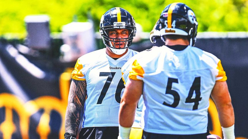 Steelers OL Troy Fautanu placed on IR after injuring knee in practice