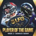 Tom Brady's LFG Player of the Game for Week 3: Ravens RB Derrick Henry