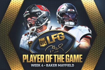 Tom Brady’s LFG Player of the Game for Week 4: Buccaneers QB Baker Mayfield