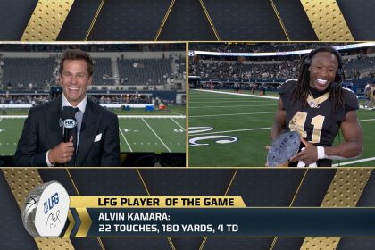 Tom Brady's LFG Player of the Game: Saints RB Alvin Kamara | Week 2 DIGITAL EXCLUSIVE