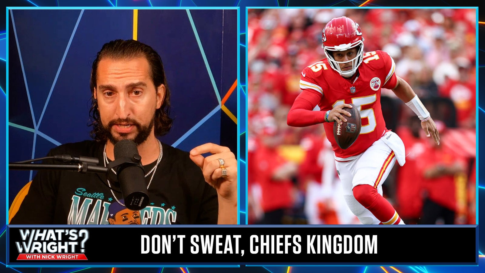 Despite Patrick Mahomes' 'worst' game, Nick Wright confident in Chiefs