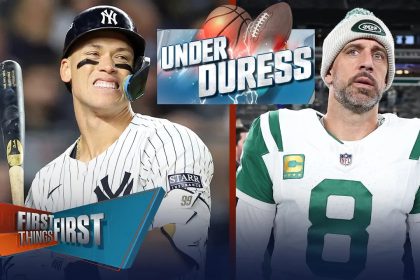 Aaron Rodgers and Aaron Judge are Under Duress | First Things First