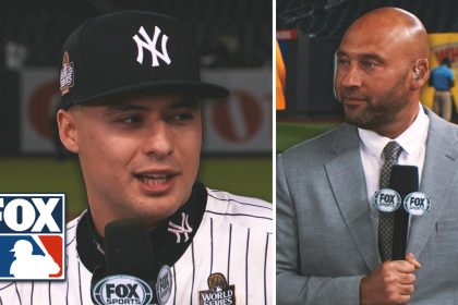 Anthony Volpe tells Derek Jeter, Alex Rodriguez & David Ortiz what it's like to hit grand slam in WS