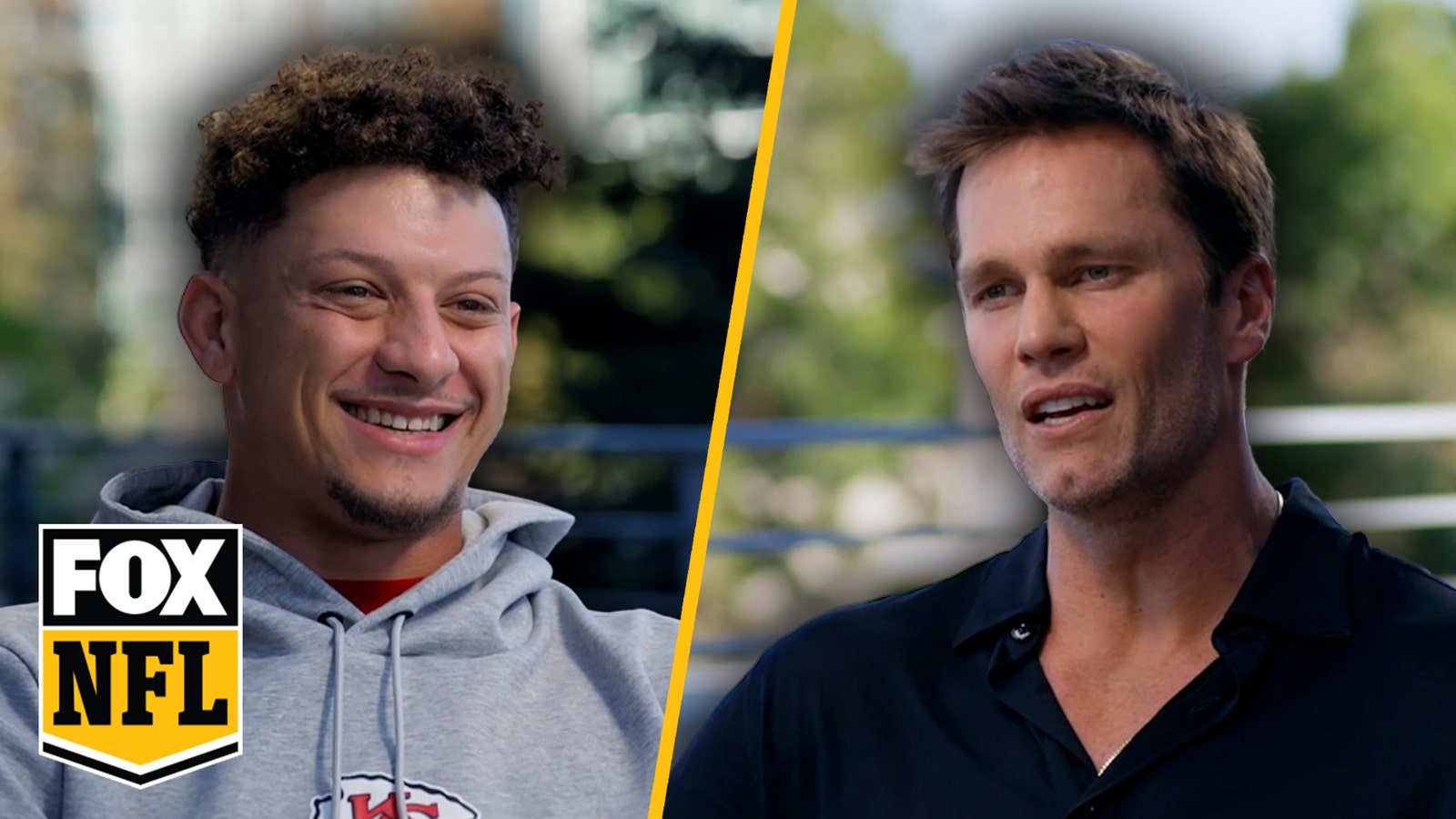 Tom Brady, Patrick Mahomes discuss Super Bowls, family & more