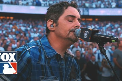 Brad Paisley performs the National Anthem ahead of Yankees vs. Dodgers Game 1 | MLB on FOX