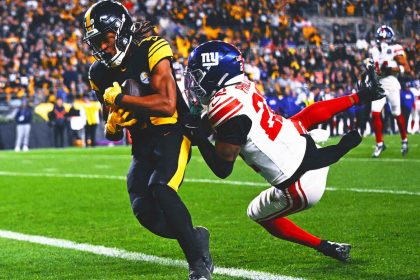 Calvin Austin III scores twice as the Steelers hold off the Giants 26-18