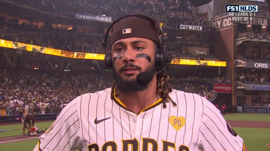 Fernando Tatis Jr. on atmosphere in Padres' win vs. Dodgers - 'It's a beautiful time to be here'