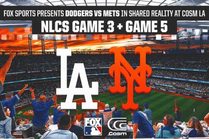 FOX Sports presents Dodgers vs. Mets NLCS at Cosm: Schedule, tickets, info