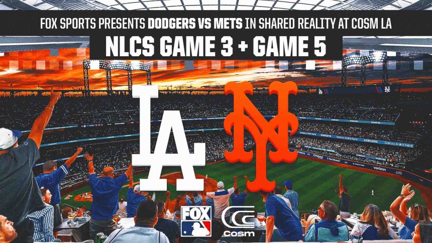 FOX Sports presents Dodgers vs. Mets NLCS at Cosm: Schedule, tickets, info