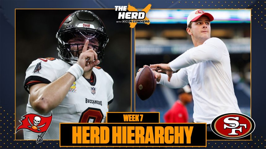 Herd Hierarchy: Bucs hop in, 49ers make their return in Colin's Top 10 of Week 7 | The Herd