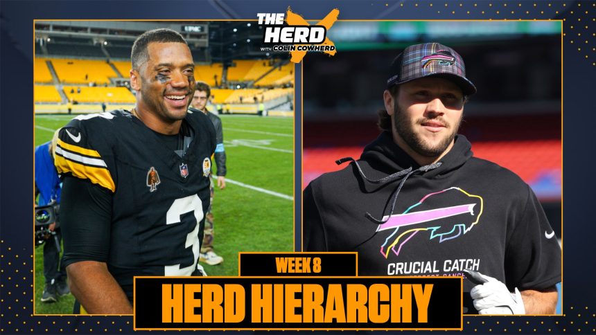 Herd Hierarchy: Russell Wilson's Steelers jump in, Bills sit at No. 7 in Week 8 | The Herd