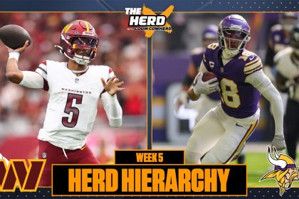 Herd Hierarchy: Vikings reach Top 3, Commanders leap into Colin's Top 10 of Week 5 | The Herd