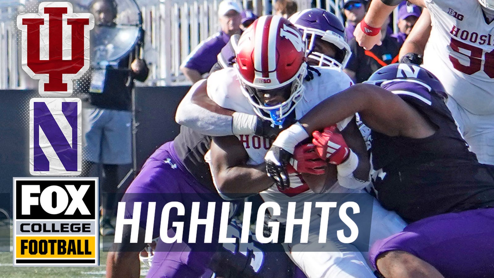 No. 23 Indiana Hoosiers vs. Northwestern Wildcats Highlights | FOX College Football