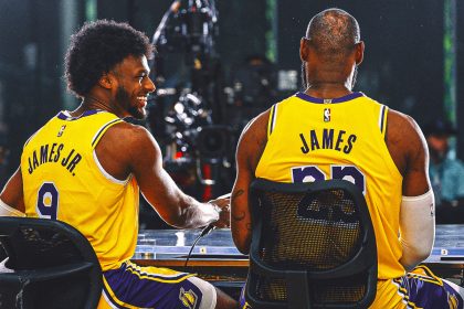 Ken Griffey Sr. and Jr. will be at Lakers' opener to see LeBron and Bronny James