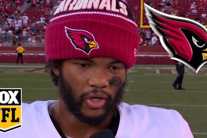 Kyler Murray and James Conner share thoughts following Cardinals' clutch 24-23 victory over 49ers