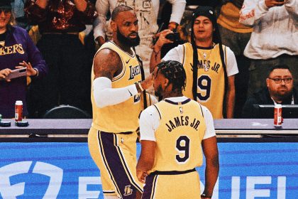 LeBron James, Bronny make NBA history by playing together in Lakers’ 110-103 win over Minnesota