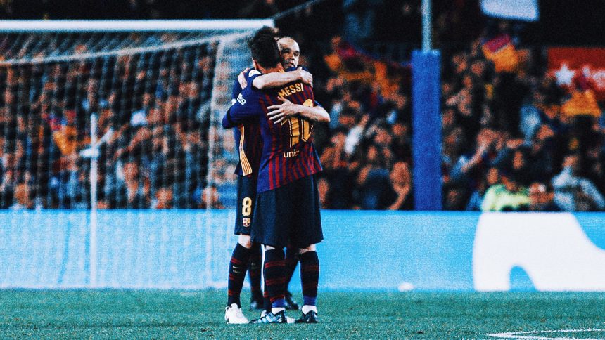 Lionel Messi lauds 'magical' Andrés Iniesta in farewell post to retiring Spain, Barcelona legend