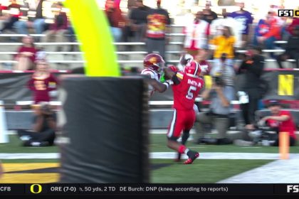 Maryland's Billy Edwards Jr. finds Octavian Smith Jr. for an AMAZING TD to tie the game vs. USC