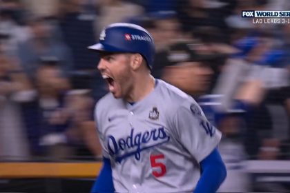 Mookie Betts, Freddie Freeman, and Teoscar Hernández rally to erase a five-run deficit to even the score against Yankees