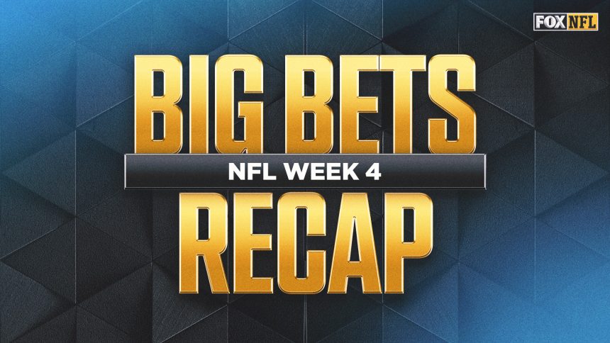 NFL Week 4 Big Bets Recap: Bettor turns $10 into $40,000 on 3-leg parlay