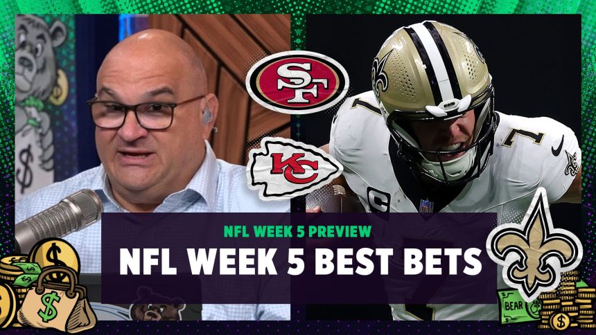 NFL Week 5 Best Bets: Saints vs Chiefs & Niners Team Total | Bear Bets