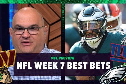 NFL Week 7 Best Bets: New York Giants vs. Philadelphia Eagles & Washington Commanders team total