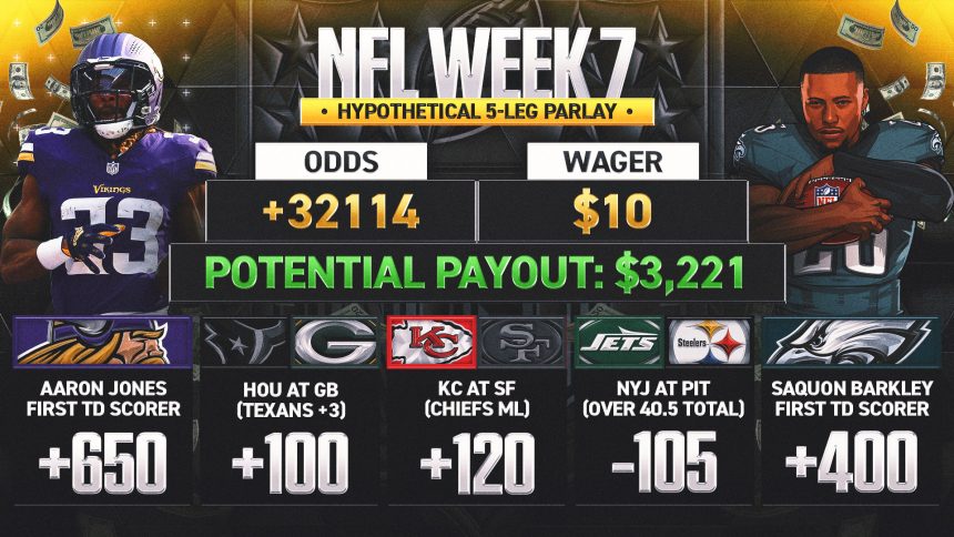 NFL Week 7 odds: 'Woulda, Coulda, Shoulda' parlay; five bets that would've won big