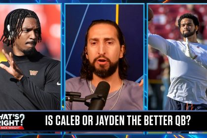 Nick wants Bears-Commanders bet back, Jayden Daniels not ranked over Caleb Williams | What's Wright?