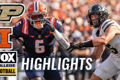 Purdue Boilermakers vs. No. 23 Illinois Fighting Illini Highlights | FOX College Football