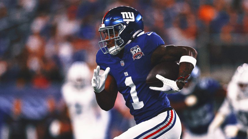 Rookie receiver Malik Nabers misses Giants practice because of concussion