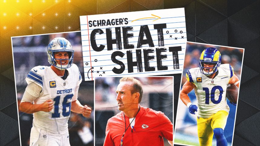 Schrager's Cheat Sheet: Why Lions QB Jared Goff is... Ron Burgundy?!