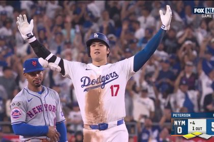 Shohei Ohtani & Freddie Freeman drive in three runs as Dodgers lead 6-0 vs. Mets after 4th inning