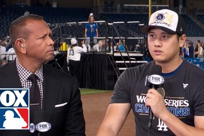 Shohei Ohtani joins 'MLB on Fox' crew to discuss Dodgers winning the 2024 World Series