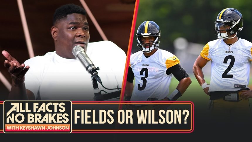 Steelers QB Controversy: Fields vs. Wilson & Pickens' 'Slot Merchant' Jab | All Facts No Brakes