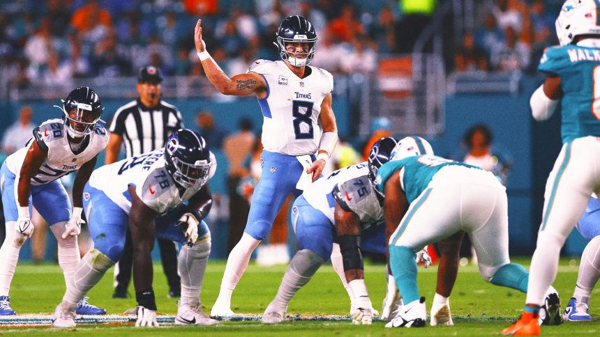 Titans quarterback Will Levis exits with shoulder injury vs. Dolphins