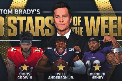 Tom Brady's 3 Stars of Week 6, including Ravens' Derrick Henry