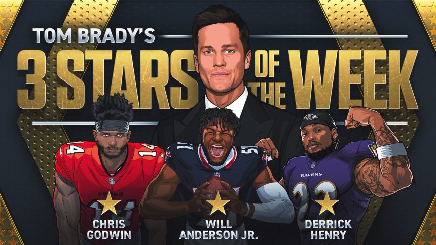 Tom Brady's 3 Stars of Week 6, including Ravens' Derrick Henry