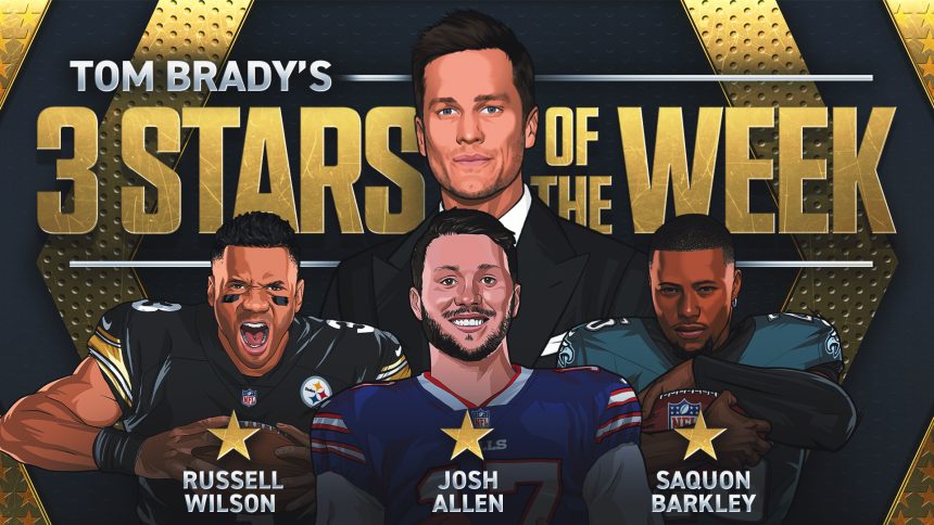 Tom Brady's 3 stars of Week 7, including Bills' Josh Allen