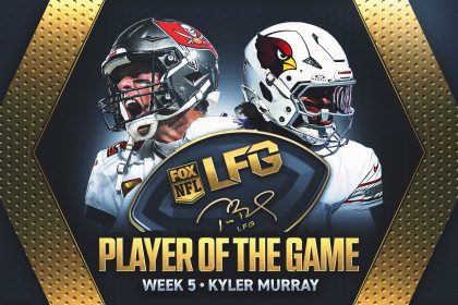 Tom Brady's LFG Player of the Game for Week 5: Cardinals QB Kyler Murray