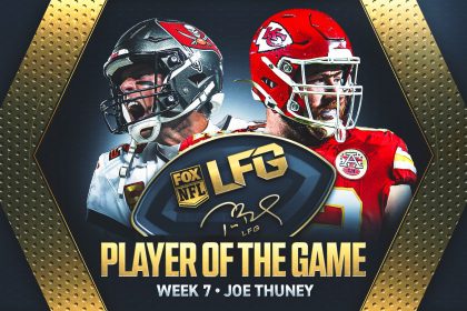 Tom Brady's LFG Player of the Game for Week 7: Chiefs OL Joe Thuney