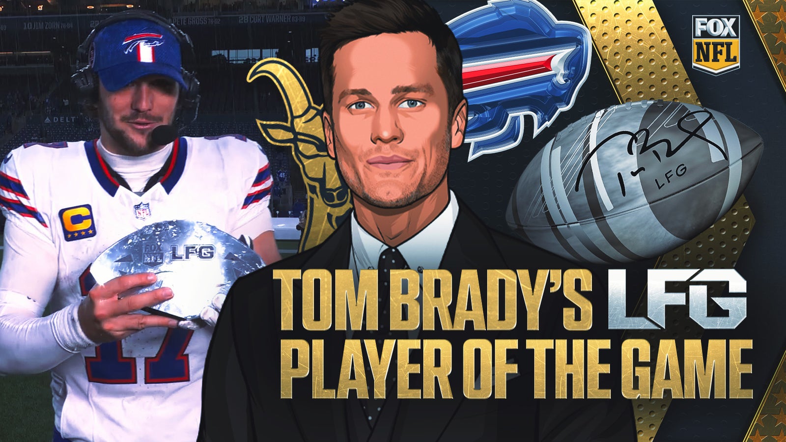 Tom Brady's LFG Player of the Game: Bills QB Josh Allen | Week 8 DIGITAL EXCLUSIVE