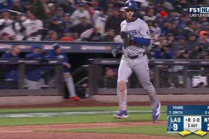 Tommy Edman and Will Smith drive in three runs, helping Dodgers defeat Mets, 10-2, in Game 4 of NLCS