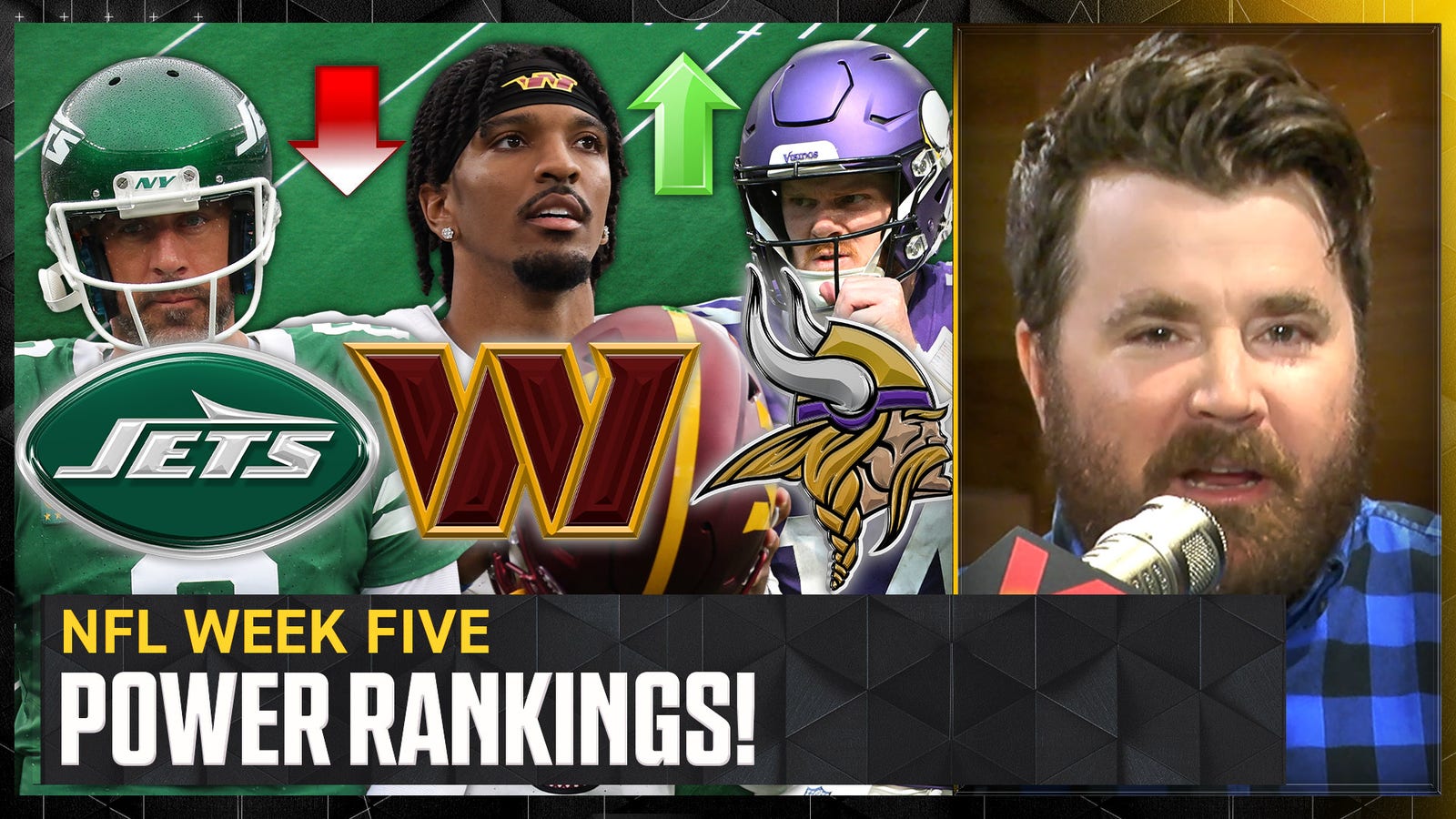 Jayden Daniels & Commanders rise; Sam Darnold, Vikings a top-5 team?