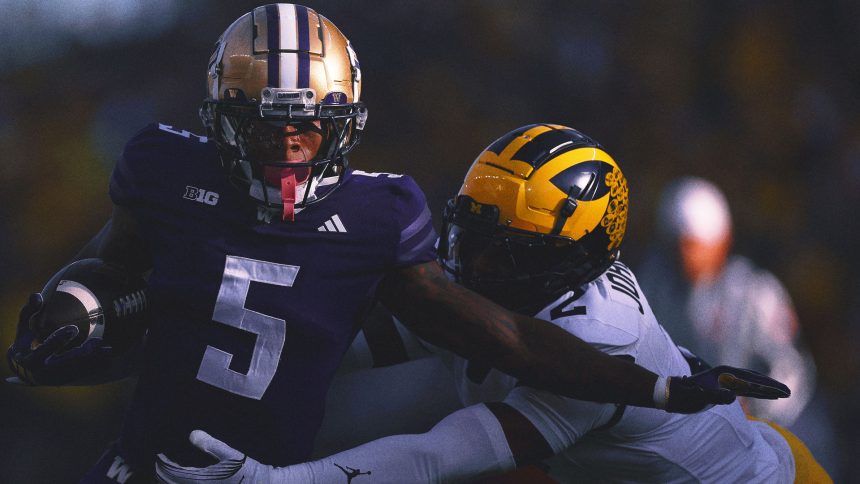 Washington pulls away to beat No. 10 Michigan 27-17 in rematch